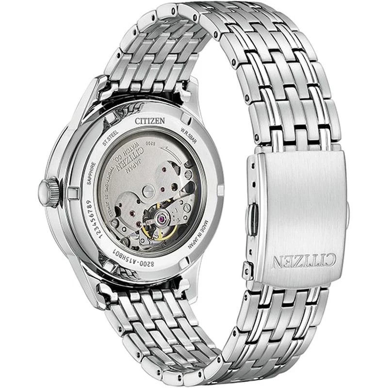 CITIZEN Men's Watch - CITIZEN COLLECTION Mechanical Classic Day & Date NY4050-62A - Image 3