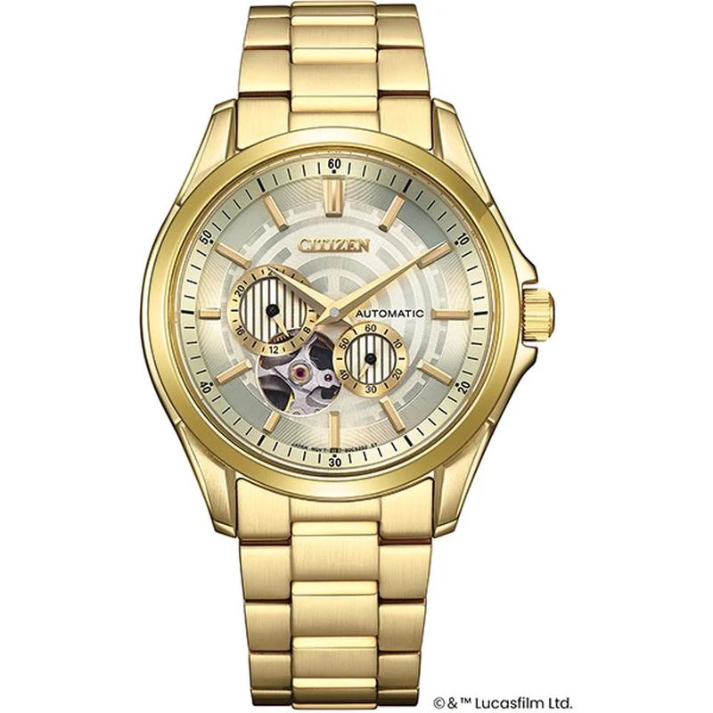Citizen Men's Watch - CITIZEN COLLECTION Mechanical Open Heart Star Wars Limited Edition C-3PO Model NP1013-53P