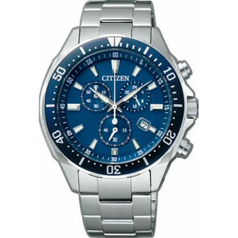 Citizen Men's Eco-Drive Chronograph Diver Design Watch VO10-6772F - Image 2