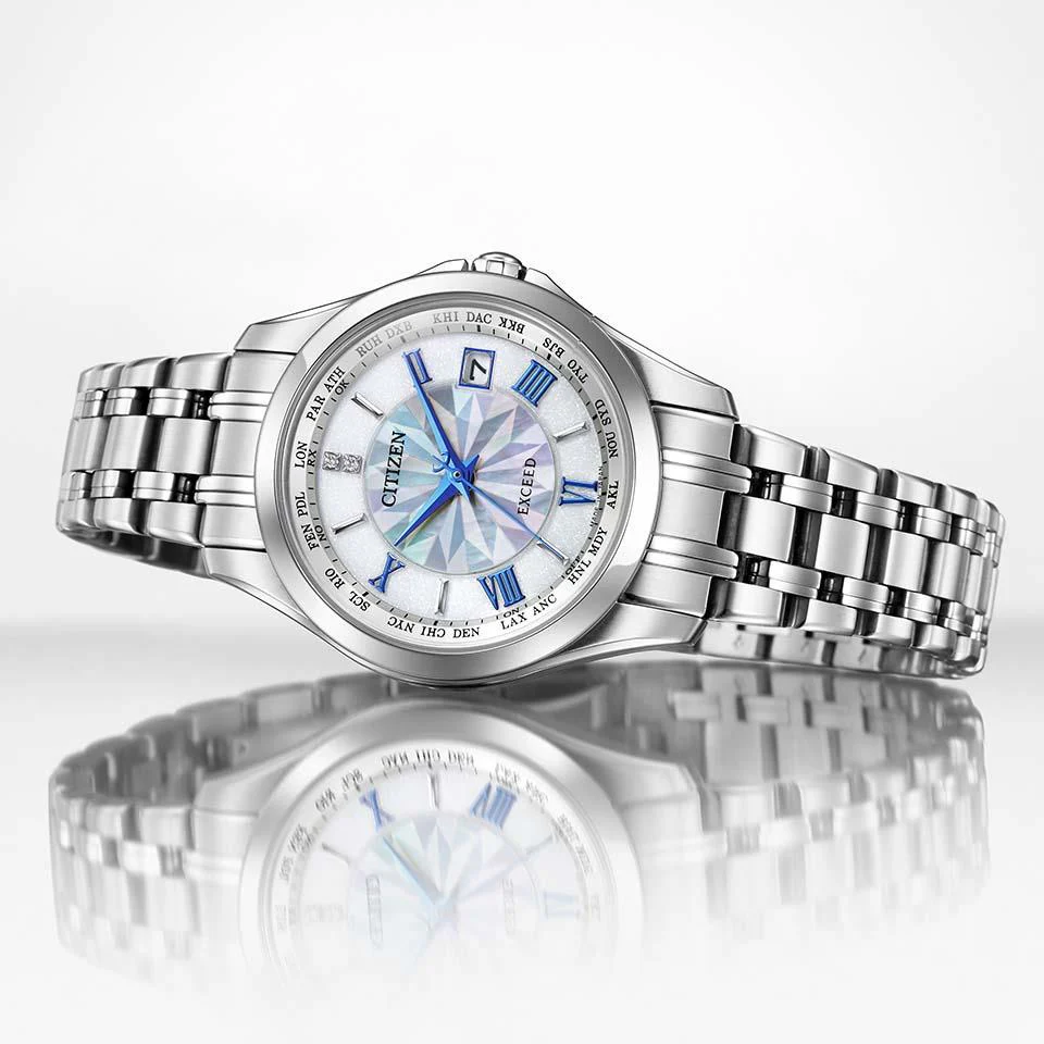 Citizen EC1120-59W Quartz Exceed Eco-Drive solar radio Super Titanium limited ladies watch 2026.6.11 release - Image 2