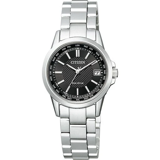CITIZEN EC1130 55E Eco Drive Ladies Watch with Radio Controlled Precision, Elegant Analog Display, and Stylish Stainless Steel Design