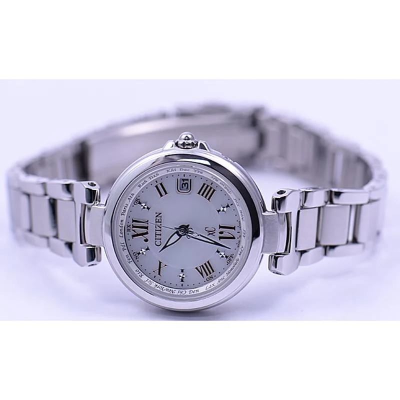 Citizen Women's xC Happy Flight Series Eco-Drive Multi-Band Atomic Watch with Analog Display EC1030-50A - Image 4