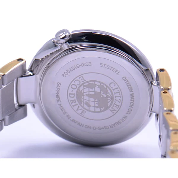 CITIZEN EM0339 85D Eco Drive Ladies Watch with Elegant Round Design, Solar Powered Movement, and Water Resistant Feature - Image 4