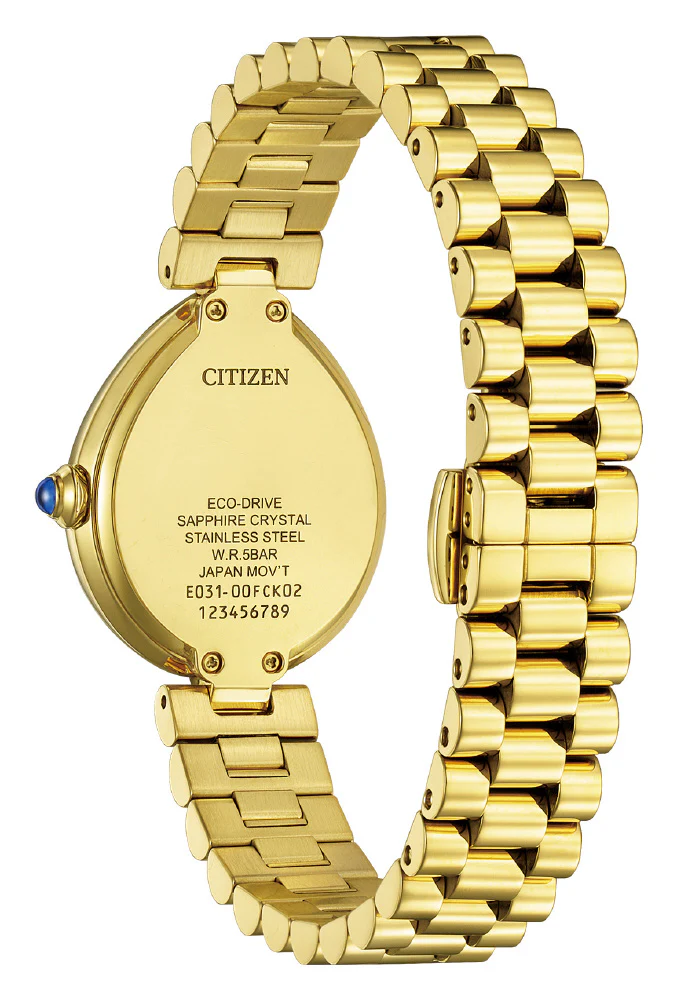 CITIZEN EM1202-50P Eco-Drive Solar Powered Elegant Design RAINELL Collection Water Resistant - Image 6