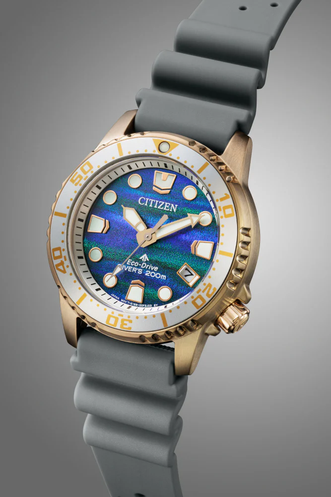 CITIZEN EO2023-00W Limited Edition Promaster Eco-Drive Solar Watch 200m Water Resistance Marine Series Pair Model - Image 10