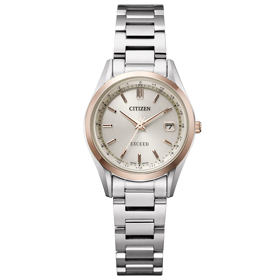 Citizen ES9375-51B Quartz Exceed analog Titanium Eco-Drive solar radio ladies watch 2026.3.5 release