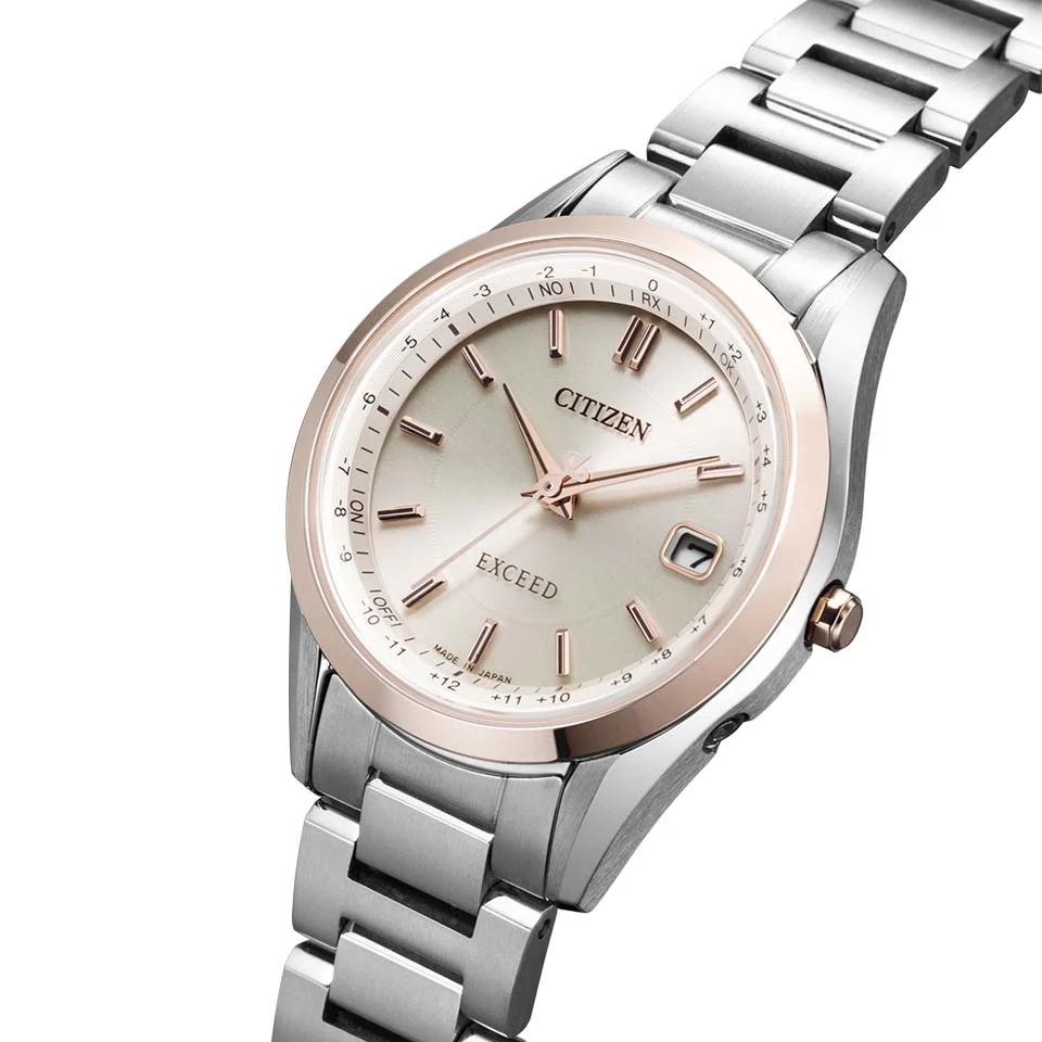 Citizen ES9375-51B Quartz Exceed analog Titanium Eco-Drive solar radio ladies watch 2026.3.5 release - Image 4