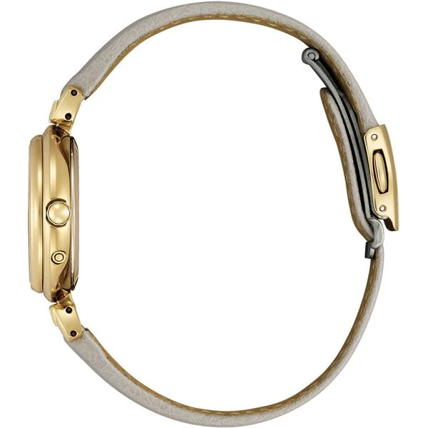 CITIZEN ES9463 04A Eco Drive Light Powered Radio Controlled Ladies Watch with Synthetic Leather Happy Flight Band - Image 2
