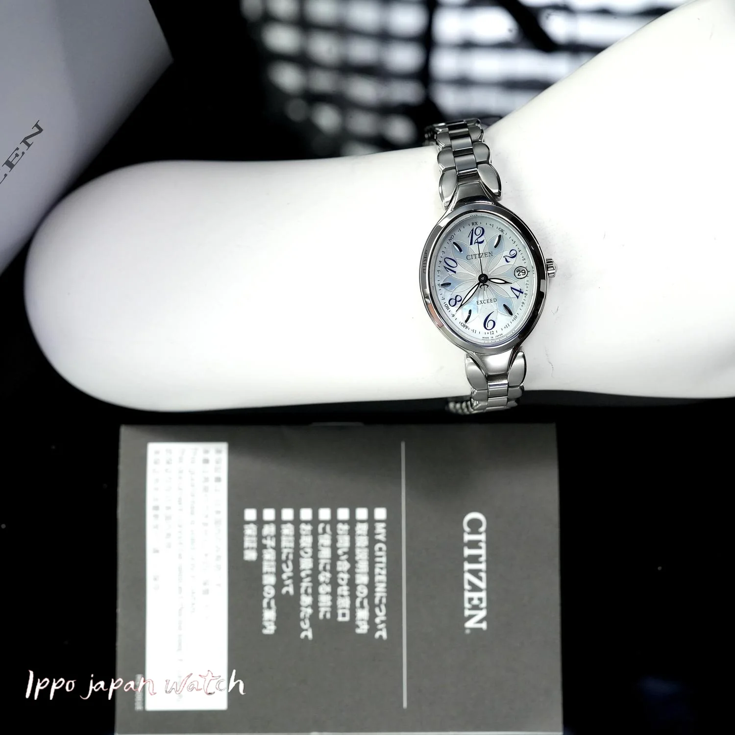 Citizen ES9510-57D EXCEED Eco-Drive Radio-Controlled analog Super Titanium Ladies Watch 2025.12.4 release - Image 5