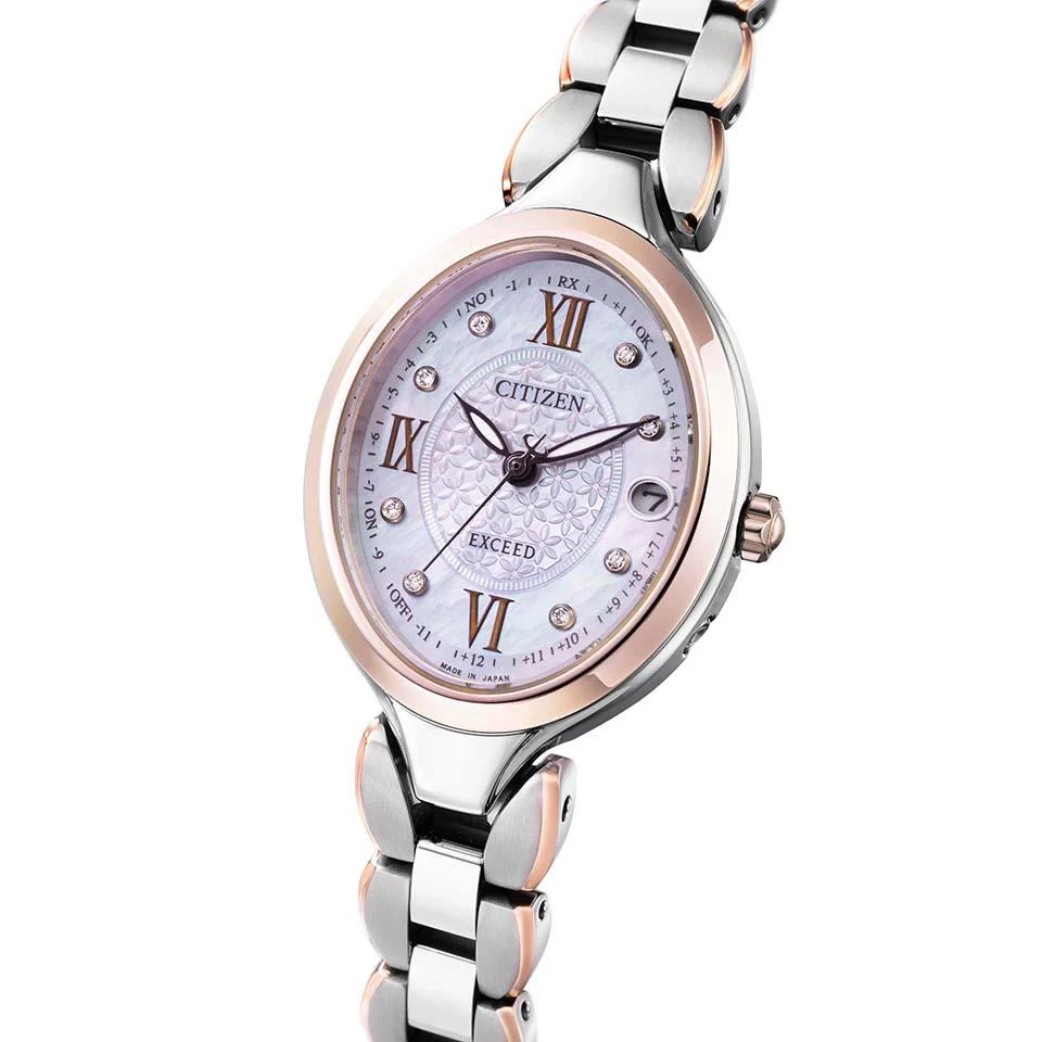 Citizen ES9515-53N EXCEED Eco-Drive Radio-Controlled analog Super Titanium Ladies Watch  2025.12.4 release - Image 4
