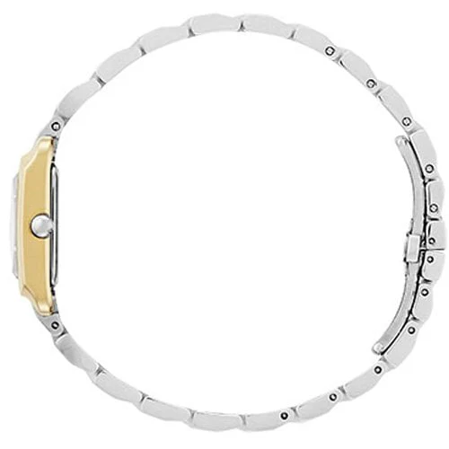 CITIZEN EW5558 81D Eco Drive Ladies Watch with Elegant Square Case, Radiant Silver Tone, and Eco Friendly Solar Power Technology - Image 2