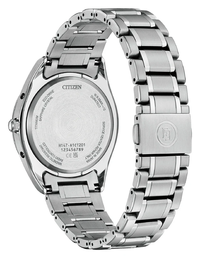Citizen Men's EXCEED Eco-Drive Solar-Powered Radio-Controlled Watch Direct Flight Slim Limited Edition Model CB1150-67L - Image 4