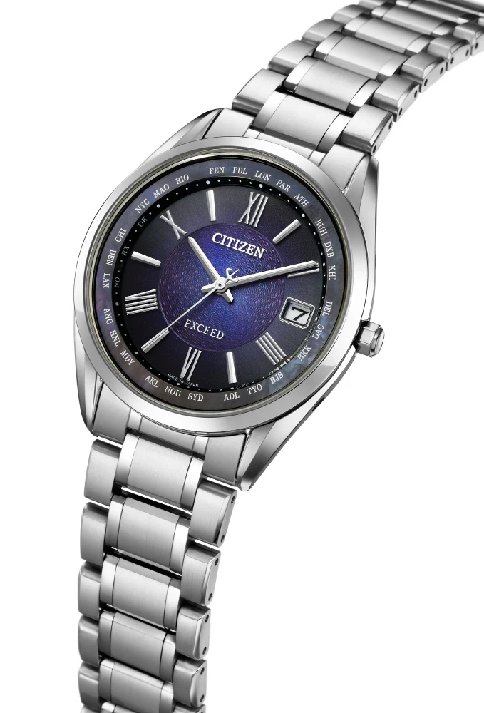 Citizen Men's EXCEED Eco-Drive Solar-Powered Radio-Controlled Watch Direct Flight Slim Limited Edition Model CB1150-67L - Image 5