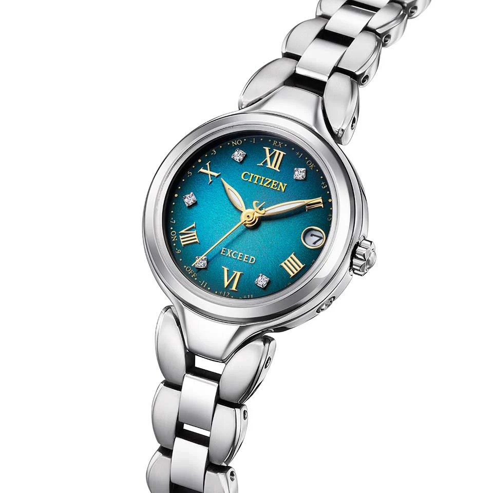 Citizen Women's EXCEED Solar Eco-Drive Radio-Controlled Watch Direct Flight Limited Pair Model ES9470-68W - Image 4