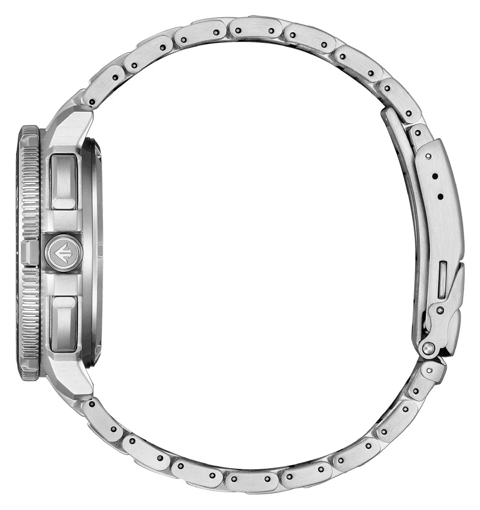 CITIZEN JV3001-53E Eco-Drive Solar Powered Marine Series Combination Watch Wave Tracker Water Resistant Chronograph - Image 2