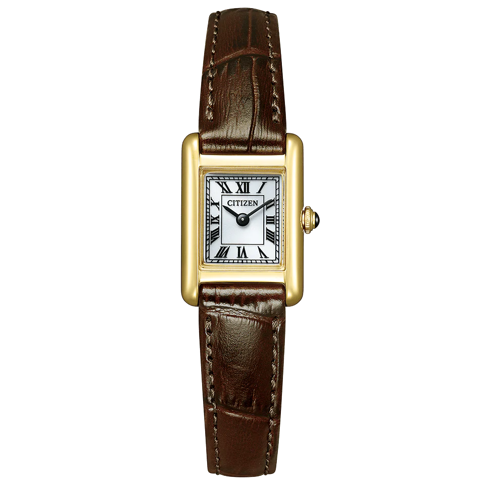 Citizen Kii: EG2797-13A Quartz Classic Square Eco-Drive Leather Strap Ladies Watch 2026.2.12 release
