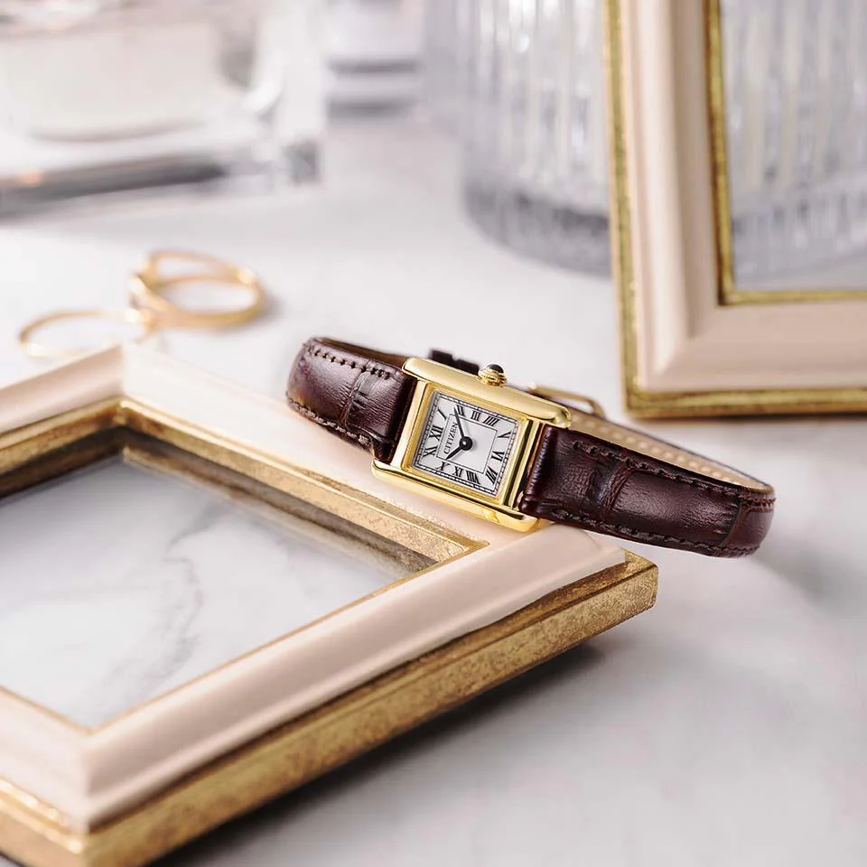 Citizen Kii: EG2797-13A Quartz Classic Square Eco-Drive Leather Strap Ladies Watch 2026.2.12 release - Image 5
