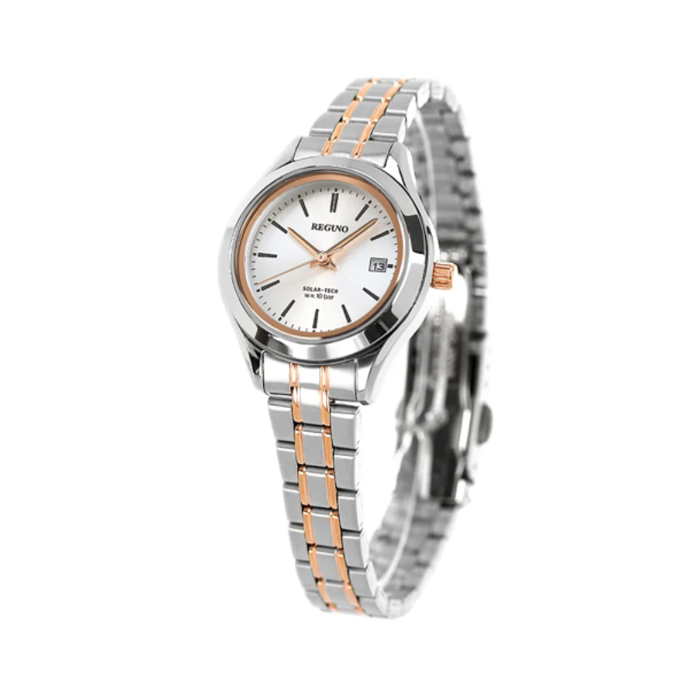 Citizen Reguno Solar Tech Women's Pair Standard Series Ring Solar Watch KM4-139-91 - Image 2