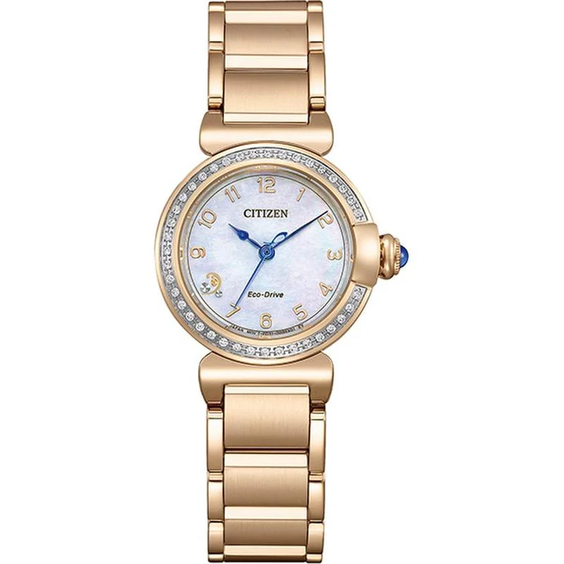 Citizen Women's Watch - CITIZEN L Round Collection Eco-Drive EM1123-89D