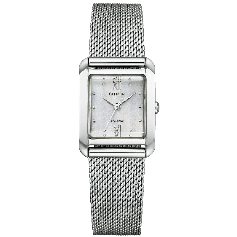 Citizen Women's Watch CITIZEN L Square Collection Eco-Drive with Extra Band EW5590-62A
