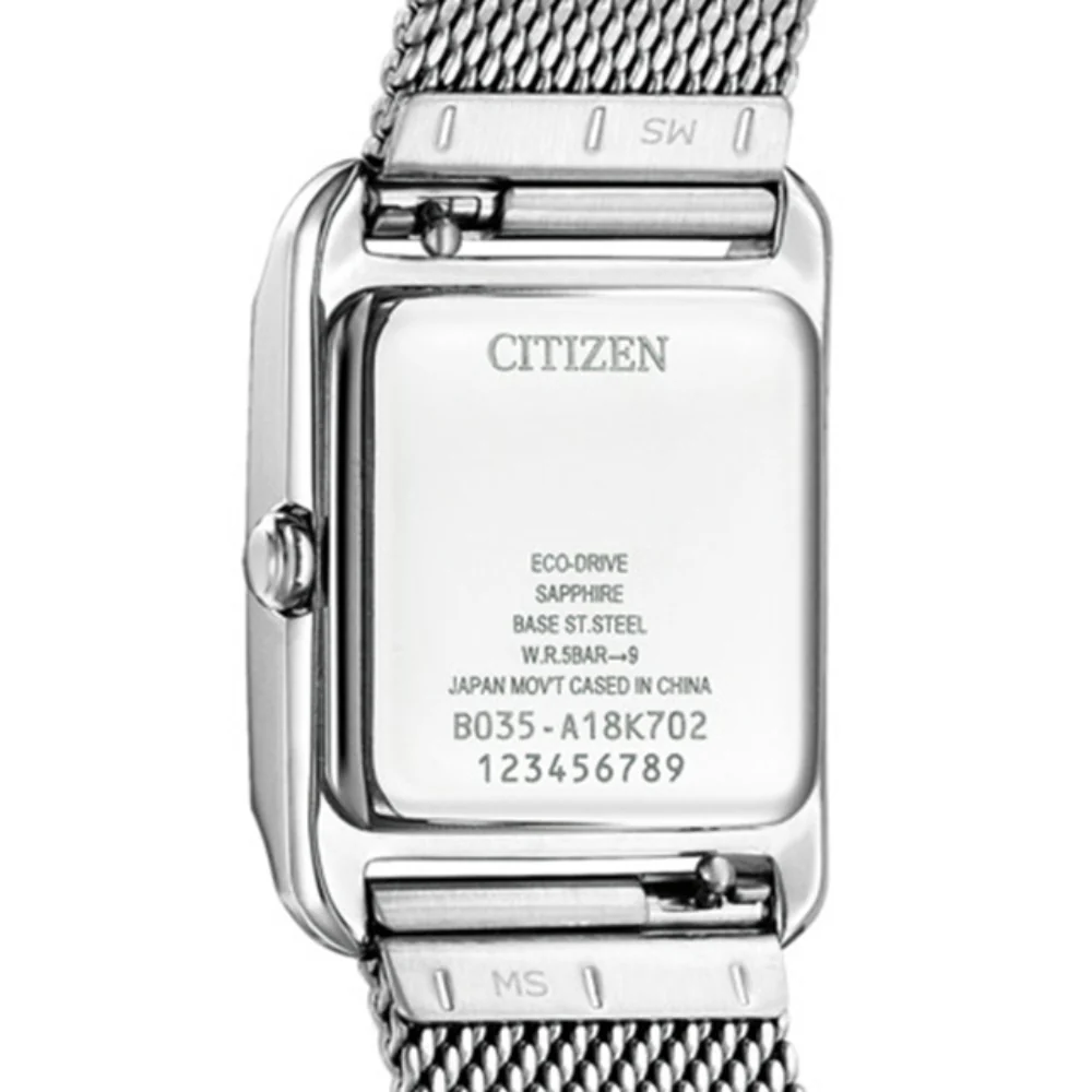 Citizen Women's Watch CITIZEN L Square Collection Eco-Drive with Extra Band EW5590-62A - Image 4