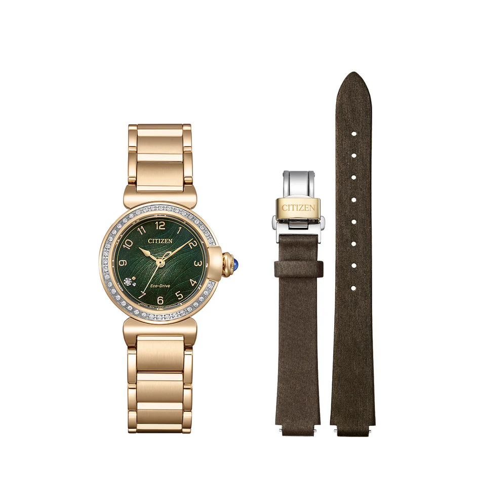 Citizen Women's Eco-Drive CITIZEN L Round Collection Watch with Extra Band EM1123-62X - Image 13