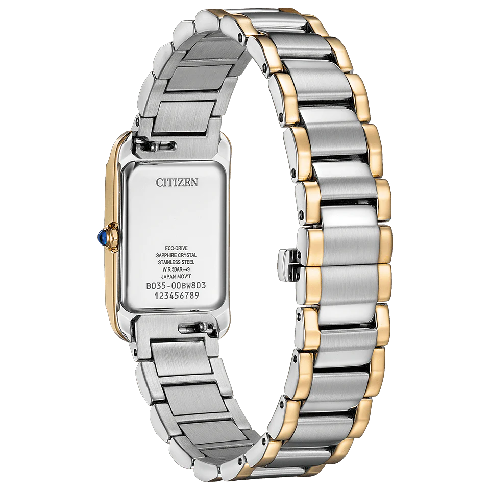 Citizen L SQUARE EW5624-54Y Collection analog solar Eco-Drive ladies watch 2025.11.13 release - Image 2