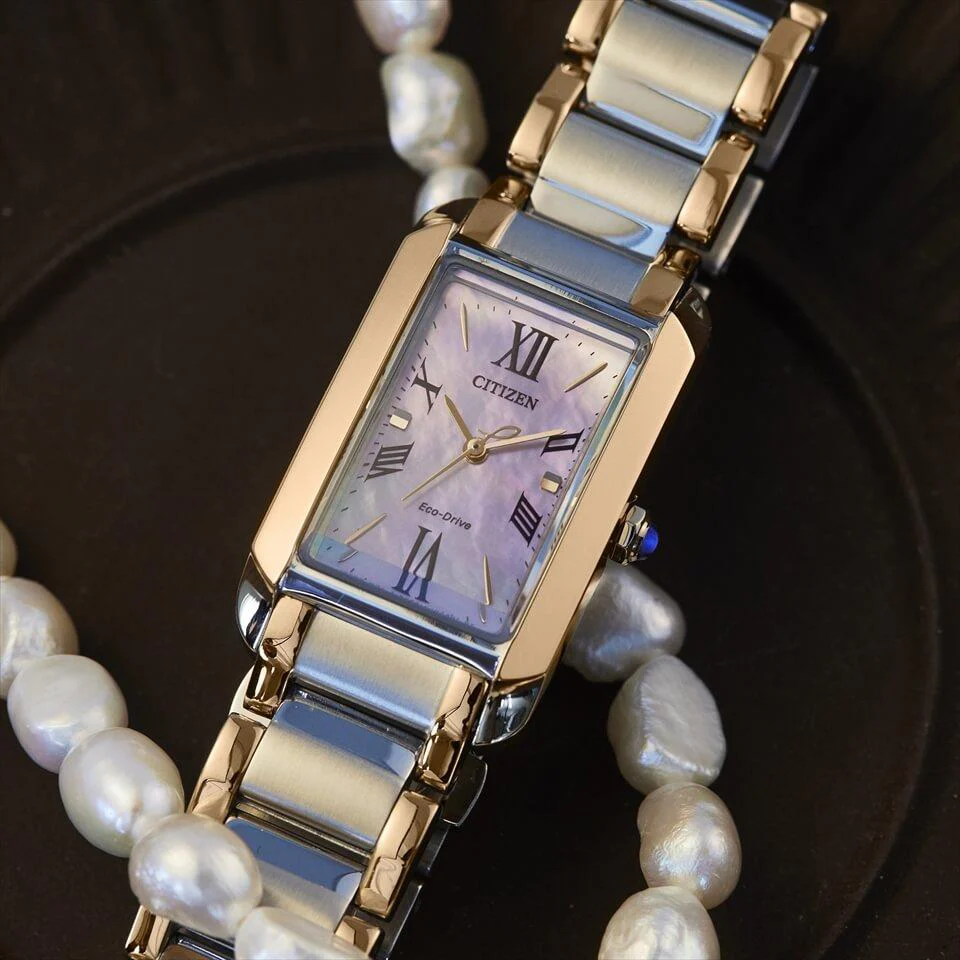 Citizen L SQUARE EW5624-54Y Collection analog solar Eco-Drive ladies watch 2025.11.13 release - Image 4