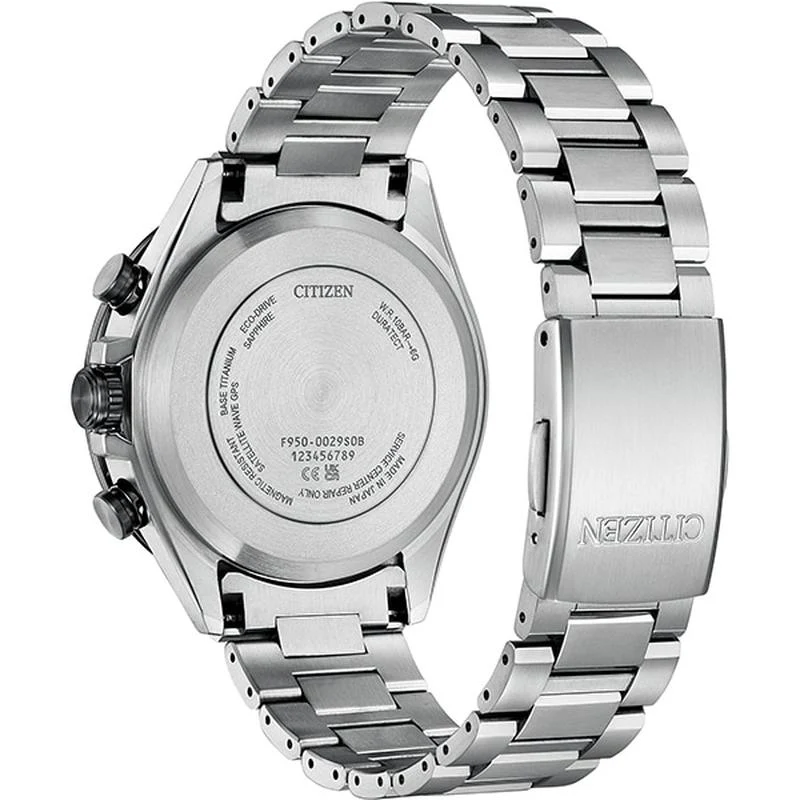 Citizen Men's Watch ATTESA Solar Powered Eco-Drive GPS Satellite Wave Watch Double Direct Flight ACT Line CC4058-67X - Image 3