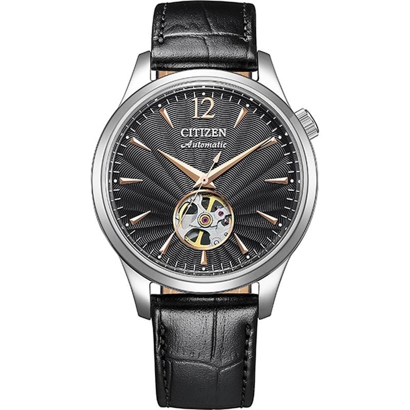 Citizen Men's Watch - Citizen Collection Mechanical Open Heart NH9131-14E