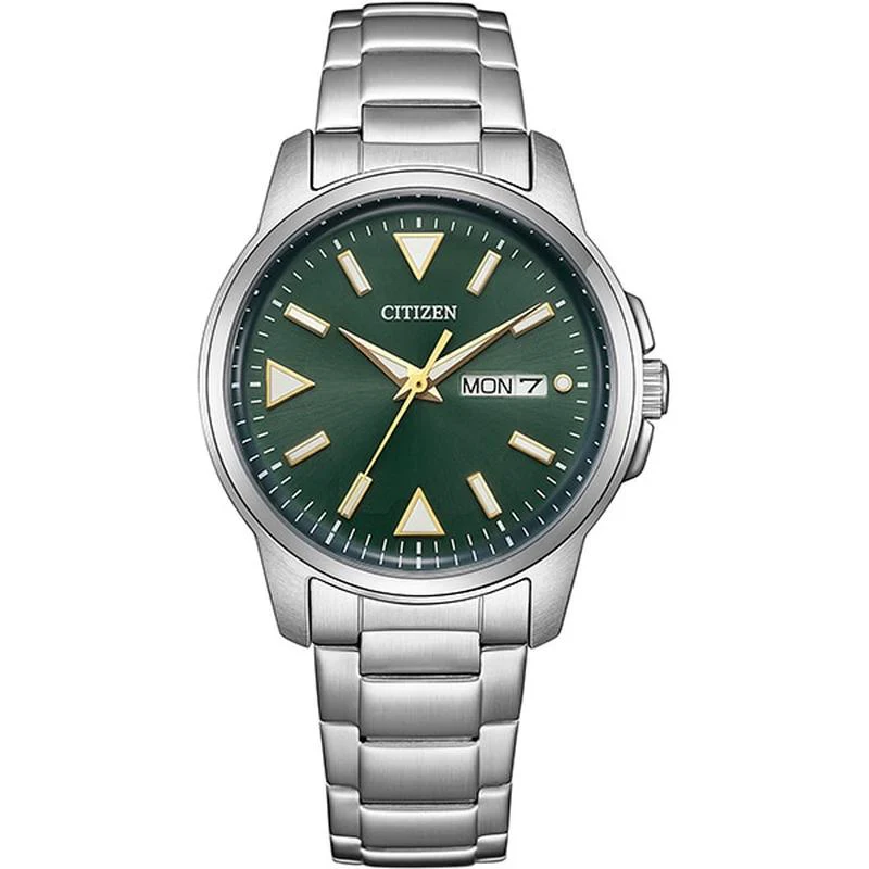 Citizen Men's Watch CITIZEN COLLECTION Solar Powered Eco-Drive Day & Date 3-Hand Model BM8180-71W