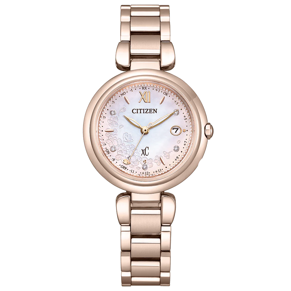 Citizen Women's xC Mizu Collection Solar-Powered Eco-Drive Radio-Controlled Titania Happy Flight Limited Edition Watch ES9467-89N