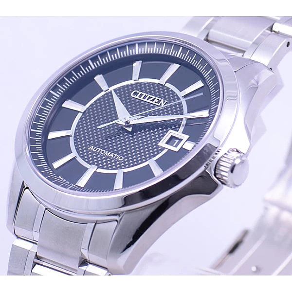 CITIZEN NB1040 52E Men's Mechanical Watch with Elegant Silver Dial, Durable Stainless Steel Case, and Precision Japanese Movement for Timeless Style - Image 2