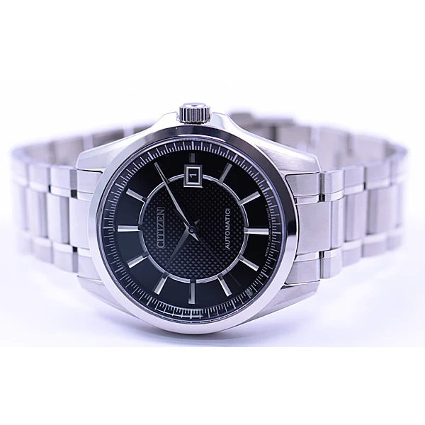 CITIZEN NB1040 52E Men's Mechanical Watch with Elegant Silver Dial, Durable Stainless Steel Case, and Precision Japanese Movement for Timeless Style - Image 3