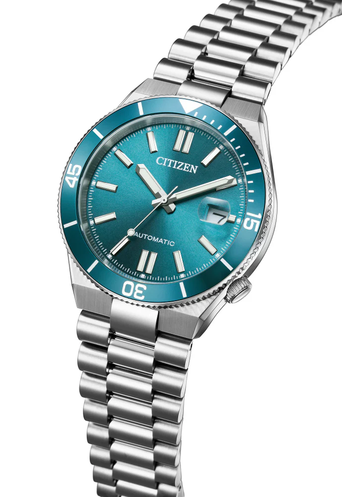 CITIZEN NJ0231-56L Mechanical Movement Stainless Steel Case Blue Dial Water Resistant Elegant Design - Image 5