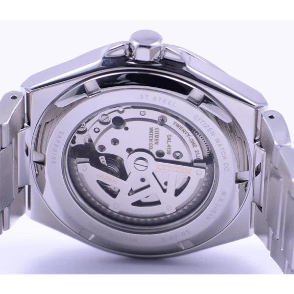 CITIZEN NP4080 50E Elegant Men's Mechanical Watch with Stainless Steel Case, Automatic Movement, and Water Resistance for Everyday Style - Image 4