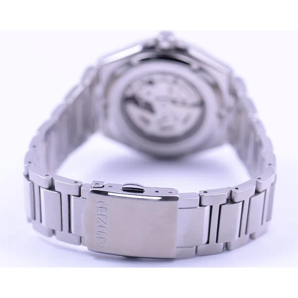 CITIZEN NP4080 50E Elegant Men's Mechanical Watch with Stainless Steel Case, Automatic Movement, and Water Resistance for Everyday Style - Image 5