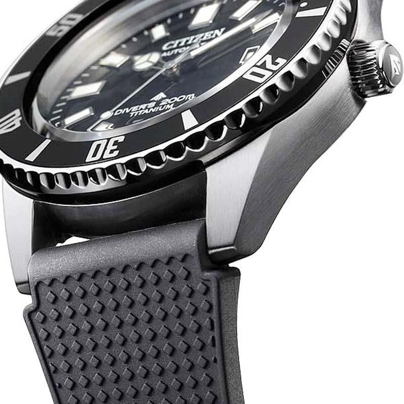 Citizen Men's Watch PROMASTER MARINE Series Mechanical Diver 200m Urethane Band NB6021-17E - Image 4