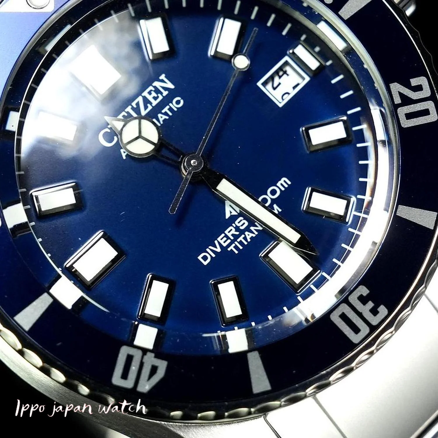 Citizen Men's Watch PROMASTER MARINE Series Mechanical Diver 200m Metal Band NB6021-68L - Image 4