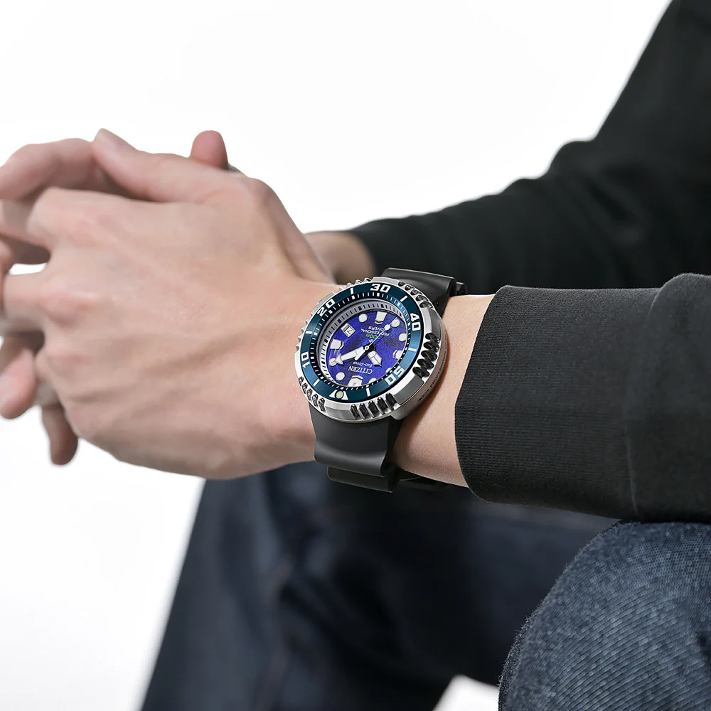 Citizen Men's Watch PROMASTER UNITE with BLUE Eco-Drive MARINE Series BN1025-08L - Image 10
