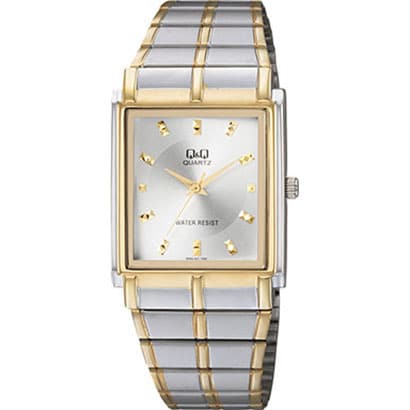 CITIZEN QA80 401 Men's Watch Classic Design Water Resistant Analog Date Function Stainless Steel Band