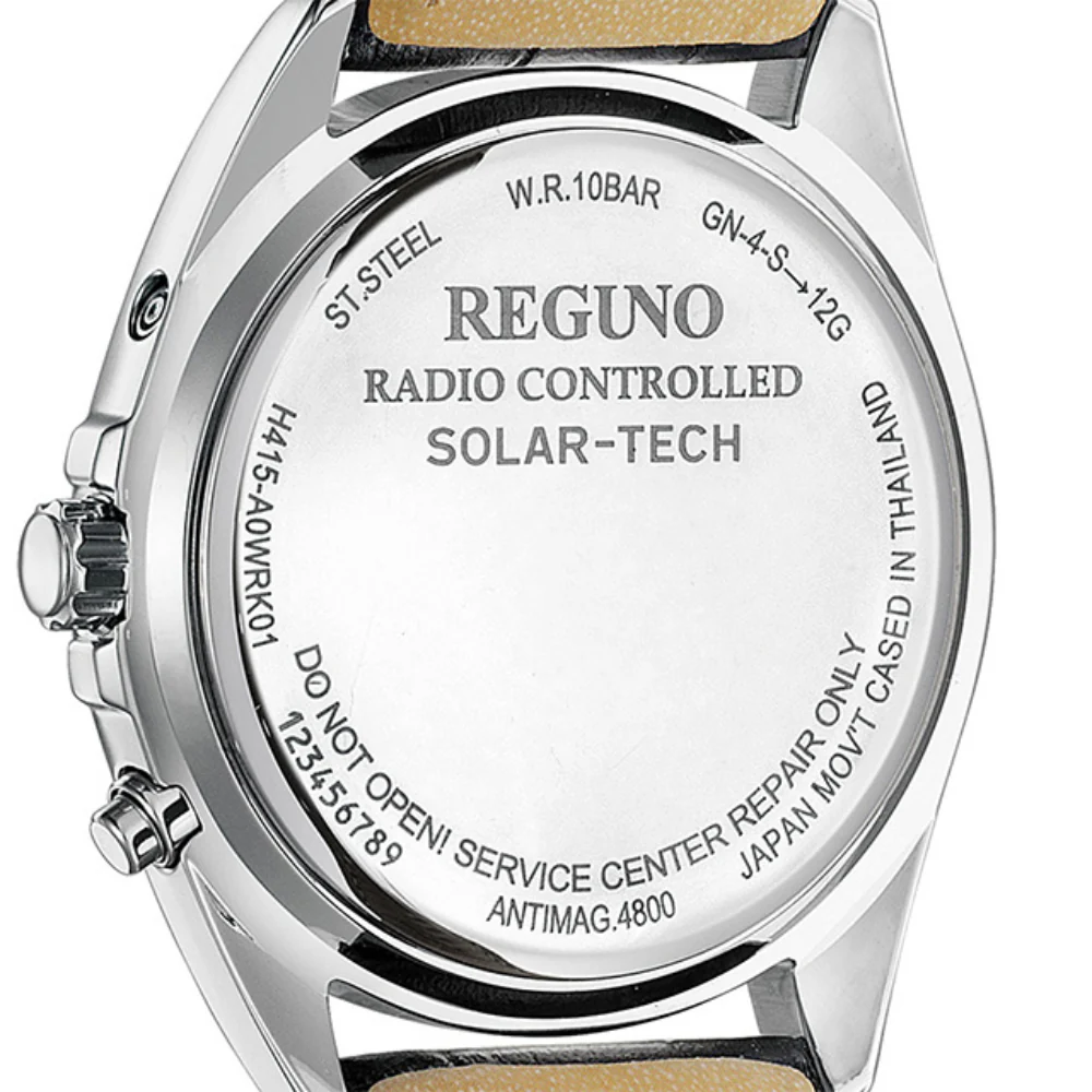 Citizen Men's REGUNO Solar Tech Radio Watch Standard Series KS3-115-50 - Image 6