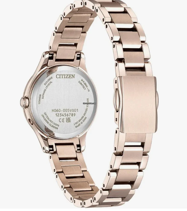 Citizen Women's xC Eco-Drive Radio-Controlled Watch - Titania Happy Flight HINODE COLLECTION ES9497-53E - Image 2