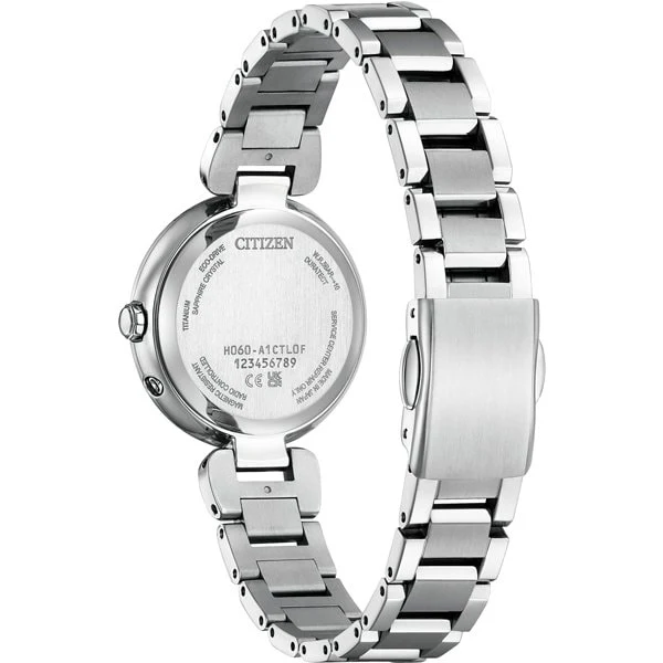 CITIZEN WATCH ES9460 88W Ladies xC Mizu Eco Drive Light Powered Radio Controlled Titania Happy Flight Watch with Elegant Design and Superior Accuracy - Image 3