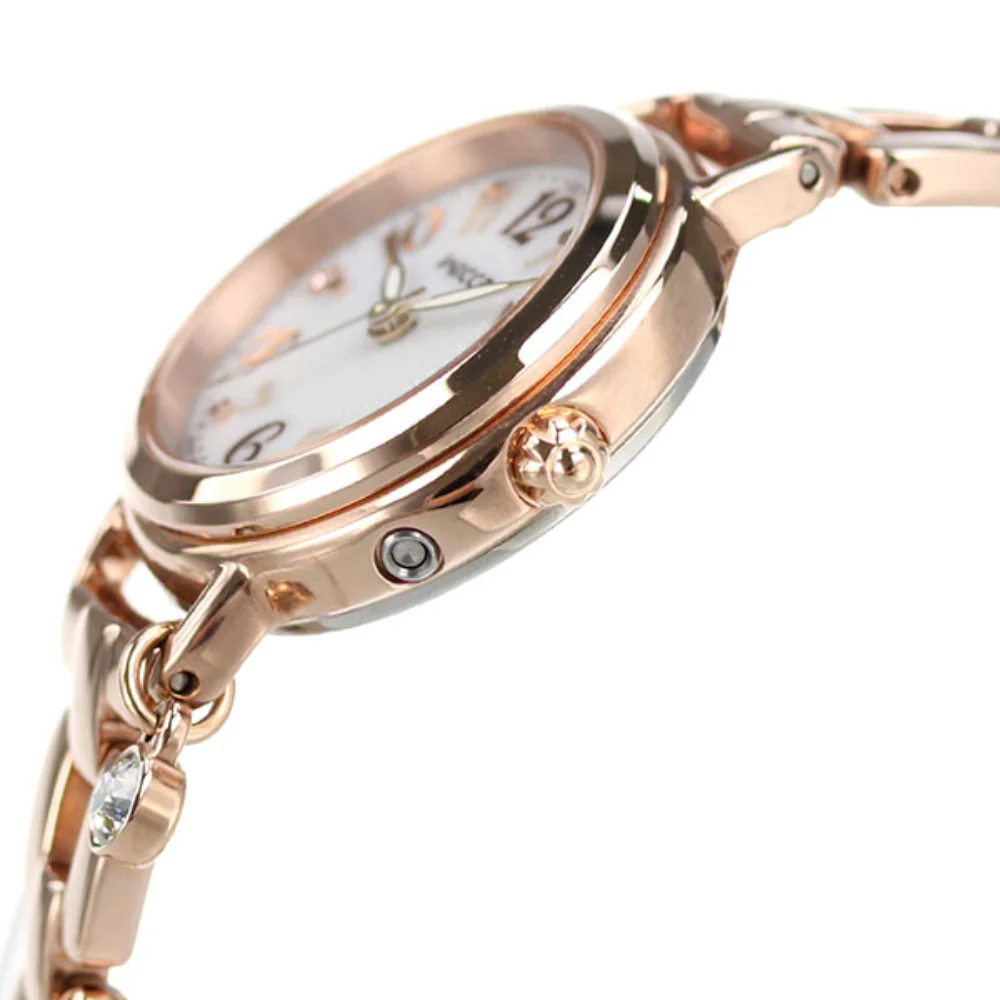 Citizen Wicca Solar Tech Women's Radio Watch with Bracelet Line and Replacement Band KL0-561-17 - Image 3