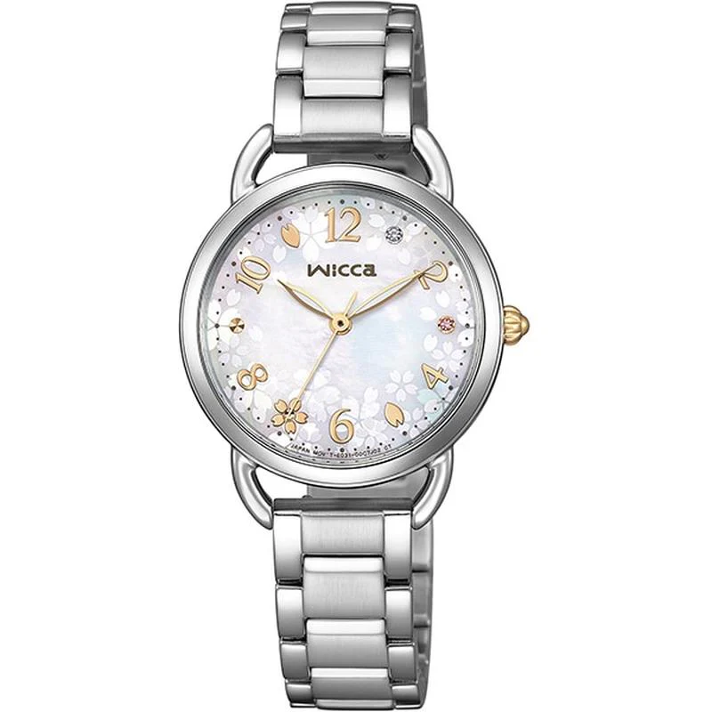 Citizen Wicca Solar Tech Women's Watch - Sakura Limited Edition Model KP6-014-21