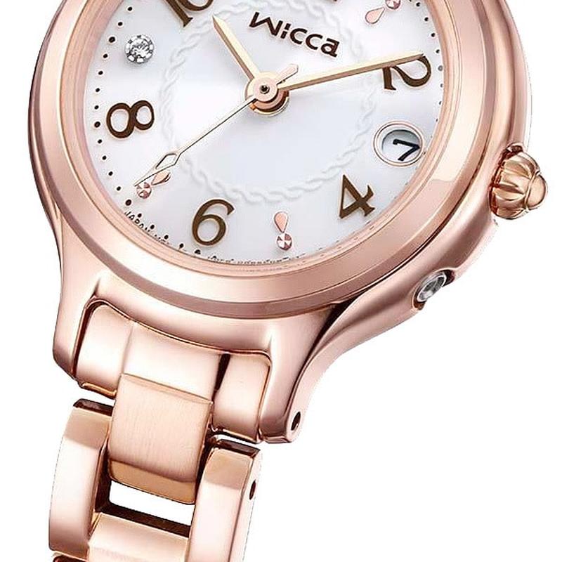 Citizen Women's Wicca Solar Tech Radio Watch with Metal Band KS1-961-11 - Image 4