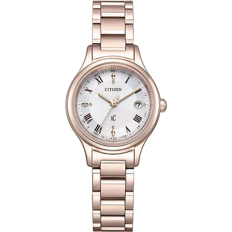 Citizen Women's xC Hikari Collection Solar Powered Eco-Drive Radio Controlled Titania Happy Flight Watch ES9497-96A
