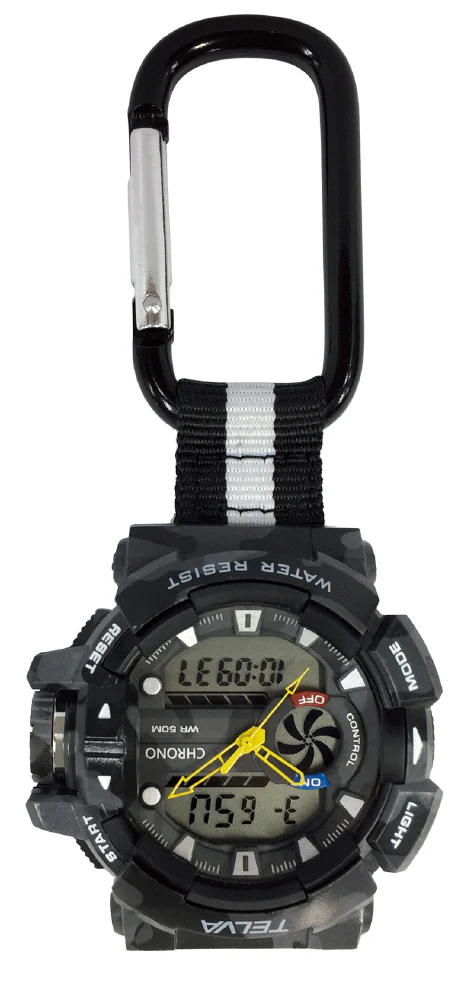 CLEVER IBCBAD079BKG Stylish Black Hanging Watch with Durable Design, Easy to Read Face, and Versatile Home Decor Appeal