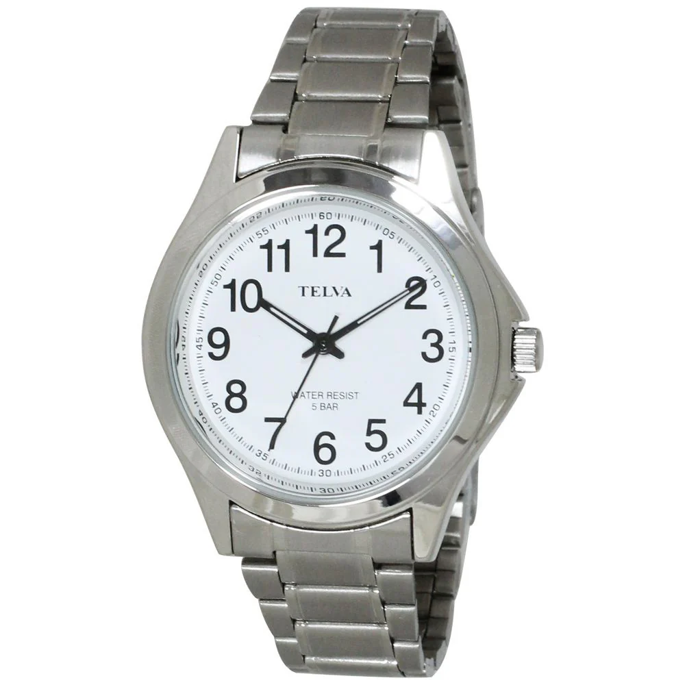 CLEVER IBTEAM035WTS 10 Year Battery Silver Watch with Elegant Design, Water Resistance, and Reliable Quartz Movement